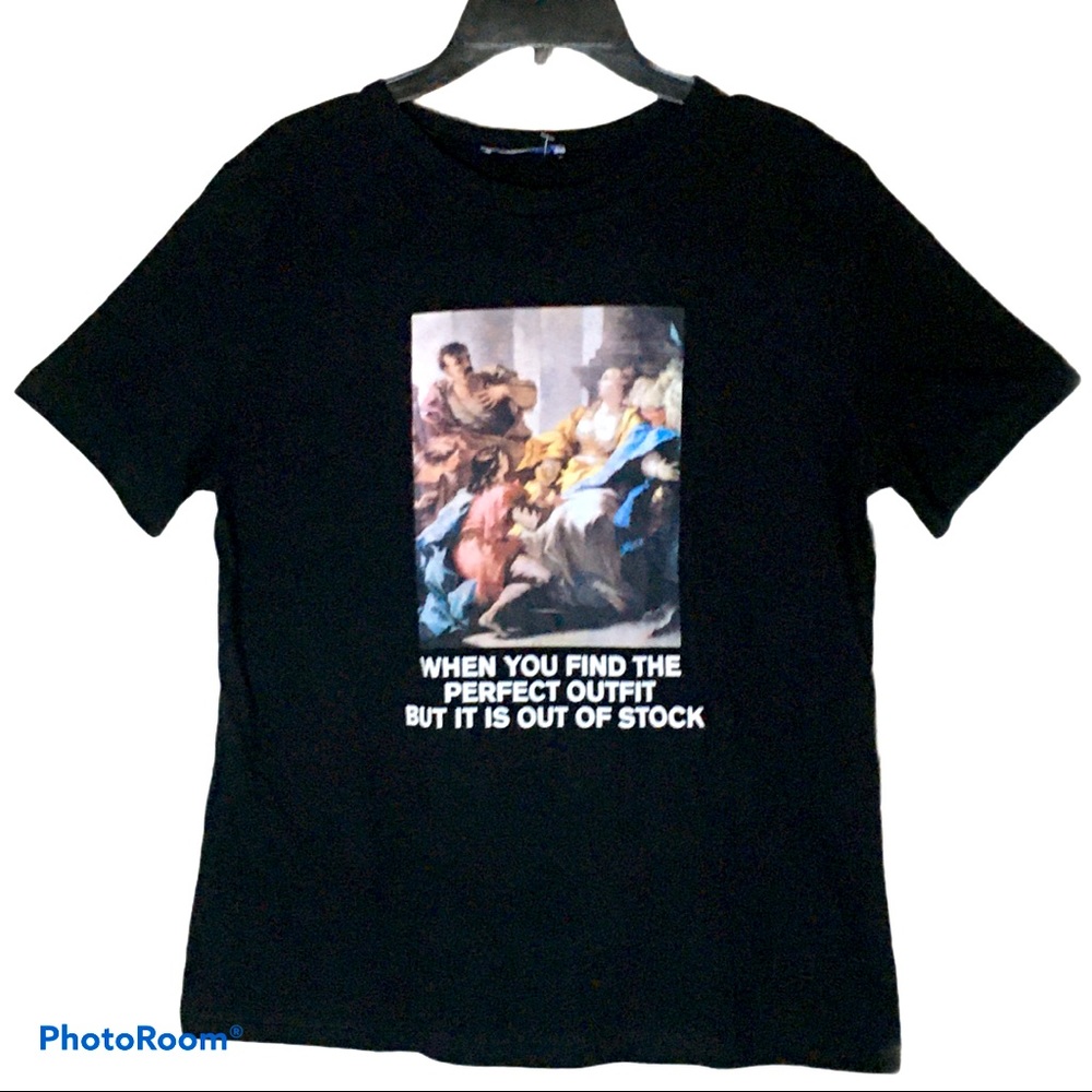 Zara black t-shirt